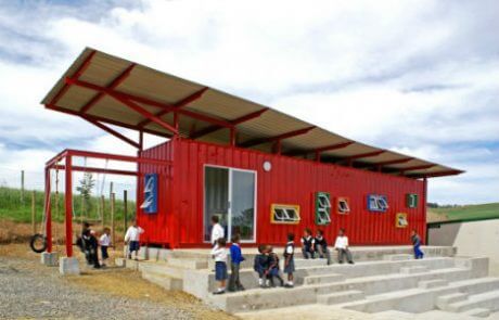 shipping containers school vissershok