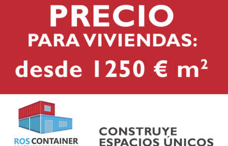 precios metro contenedor vivienda