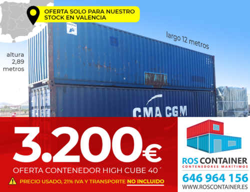 Ofertón de contenedores marítimos usados 2022