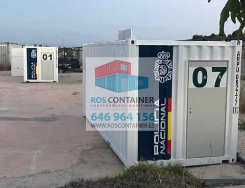 Proceso de transformación industrial de 3 contenedores para uso como oficina