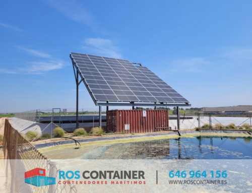 Instalaciones solares en contenedores marítimos